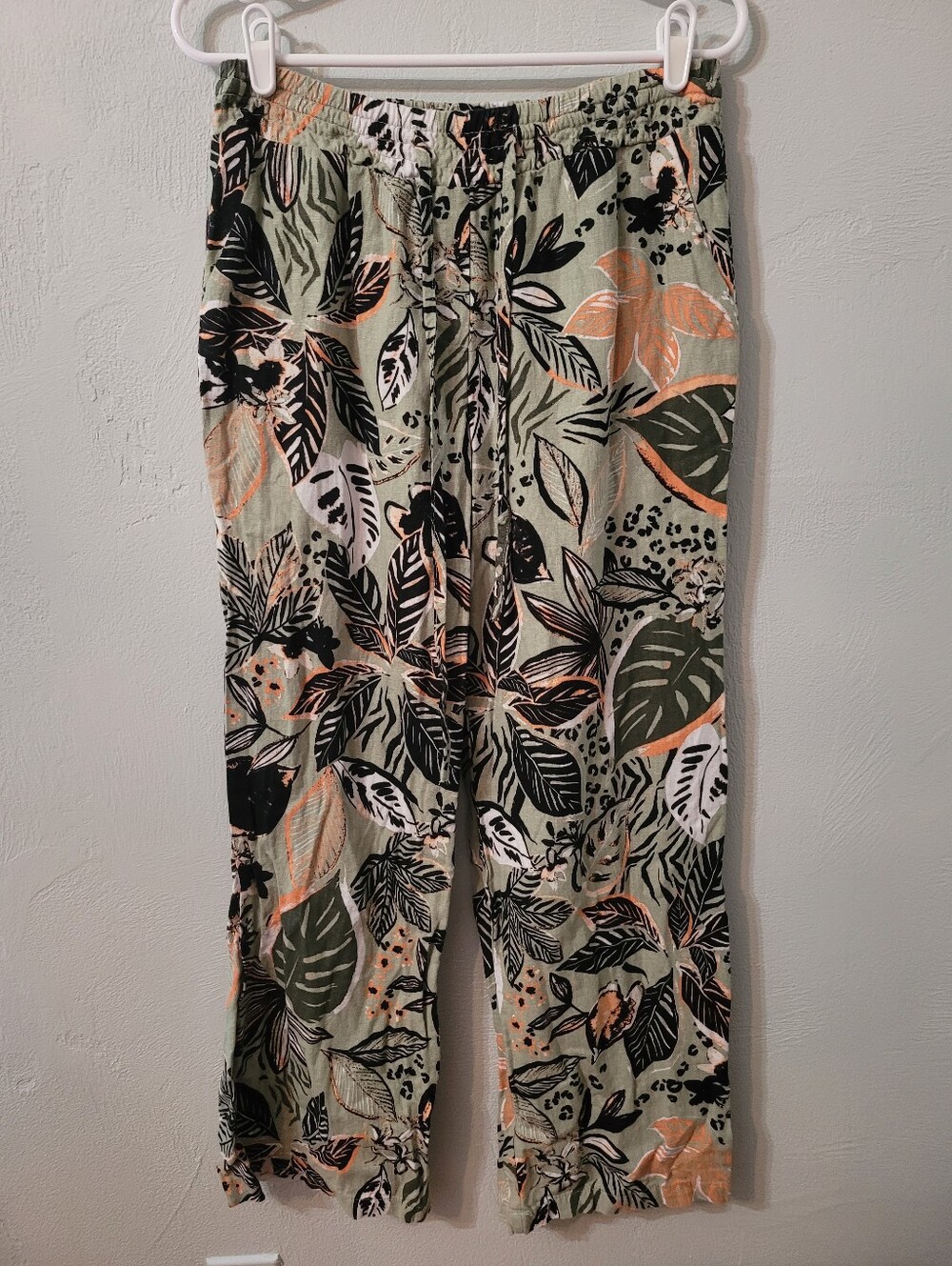 Blue Sol Linen Blend Unique And Stylish Women's Pants Size Medium!